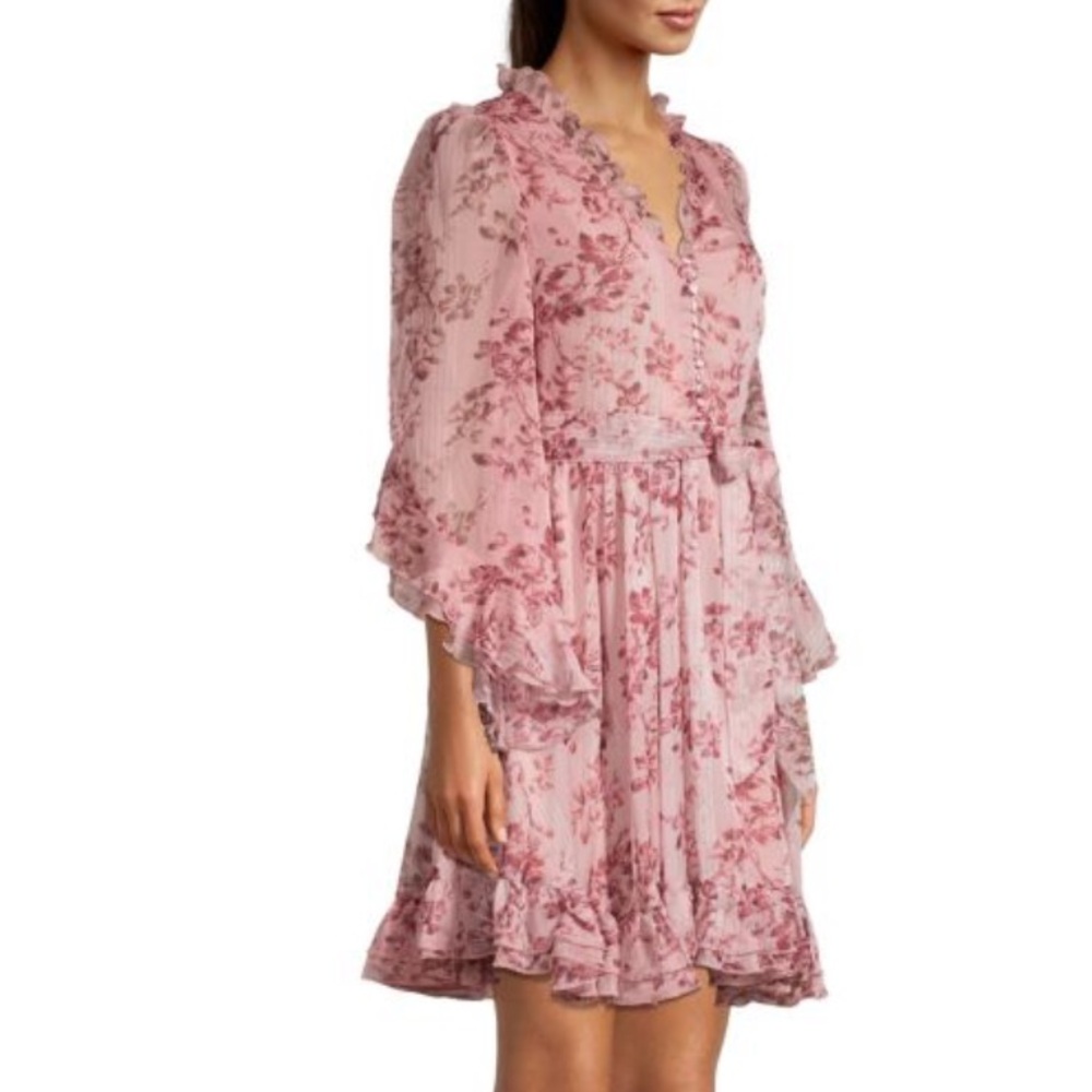 STELLAH Blush Floral Dress - Picture 2 of 16